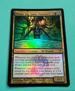 Foil - Momir Vig, Simic Visionary - Dissension - MTG - Magic the Gathering - LP - Image 1