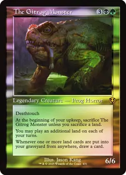 The Gitrog Monster Foil Retro Frame Innistrad Remastered NM MTG - Image 1