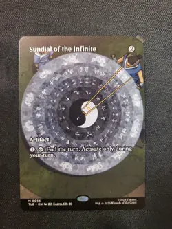 Sundial of the Infinite Borderless Avatar Mythic NM Magic The Gathering MTG Tcg - Image 1