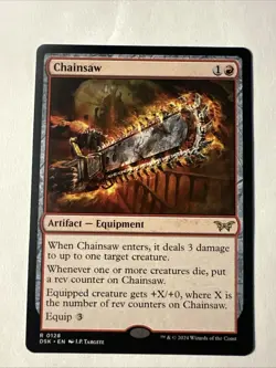 Chainsaw - DSK Duskmourn: House of Horror NM Foil MTG - Image 1
