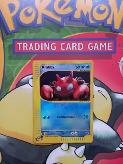 Krabby 115/165 Expedition Base Set Reverse Holo Pokemon Card - Image 1