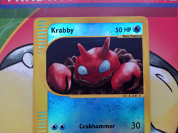 Krabby 115/165 Expedition Base Set Reverse Holo Pokemon Card - Image 3