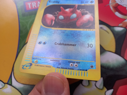Krabby 115/165 Expedition Base Set Reverse Holo Pokemon Card - Image 5