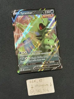 Pokemon SWSH PROMO - Tyranitar V - SWSH109 - Full Art Promo - M/NM - Image 3