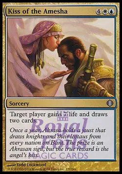Kiss of the Amesha 2x FOIL ALA MTG Shards of Alara Uncommon MINT white blue - Image 1