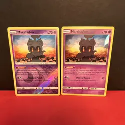 Pokemon Marshadow Holo & Reverse Holo 45/73 Lot of 2 Cards - NM - Image 1