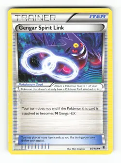 Gengar Spirit Link 95/119 Uncommon Phantom Forces Pokemon Damaged (fragrance) - Image 1
