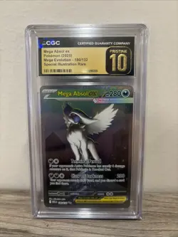 Pokemon Mega Absolutely 180/132 CGC Pristine 10! Freshly Graded! - Image 1