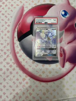 2019 POKEMON SUN & MOON HIDDEN FATES #SV51 FULL ART/RESHIRAM GX PSA 9 - Image 1