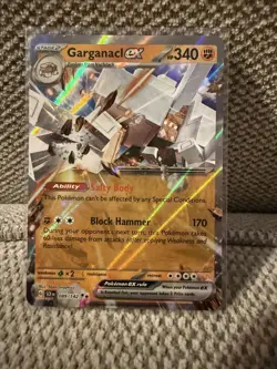 Pokemon TCG Garganacl EX 089/142 Holo Stella Crown Card - Image 1