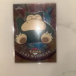 Snorlax and Kangaskhan Chrome Topps TV Animation Edition Pokemon Card - Image 1