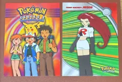 Pokemon TOPPS TV Animation Series 2 JESSE & CHECKLIST CARDS PACK FRESH - Image 1
