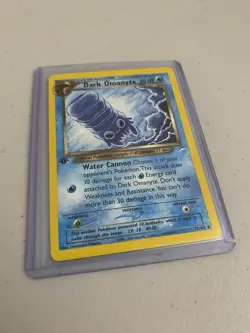 Pokemon Dark Omanyte Neo Destiny 37/105 1st Edition Uncommon 2002 WotC Vintage - Image 2