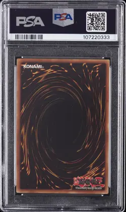 2002 YU-GI-OH! LOB-LEGEND OF BLUE EYES WHITE DRAGON #005 DARK MAGICIAN PSA 9 - Image 2