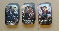 One Piece Card Game - Tin Pack Set Vol.2 (TS-02, OP13) - All 3 Tins - UK - Image 1