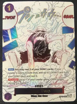 One Piece OP11-080 Gear Two (Alternate Art) - A Fist of Divine Speed - Image 1