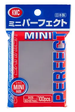 KMC card sleeves CARD BARRIER MINI PERFECT SIZE - Image 1