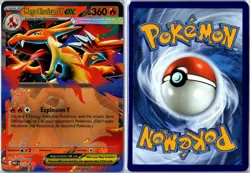 Pokemon Card - Mega Charizard Y ex 030 ME: Mega Evolution Promo Promo Holo NM - Image 3