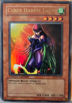 Cyber Harpie Lady SP1-EN001 Sneak Peek Participation Cards: Series 1 Limited Ed - Image 1