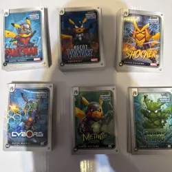 Pikachu Hero’s And Villains 185 Card Lot No Doubles - Image 1