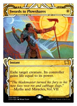 Swords to Plowshares (Foil Etched) 10 R Strixhaven: Mystical Archives NM - Image 1