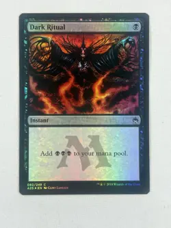 Dark Ritual [Masters 25] Foil 082 NM Magic The Gathering - Image 1