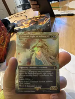 Galadriel, Light of Valinor (Borderless) the Lord of the Rings Middle-Earth Foil - Image 1
