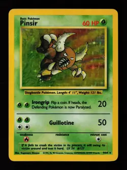 Pinsir 9/64 Holo Rare Jungle Pokemon Card - Image 1