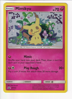 Pokemon Sun And Moon Promo Mimikyu SM163 Holo - Image 1