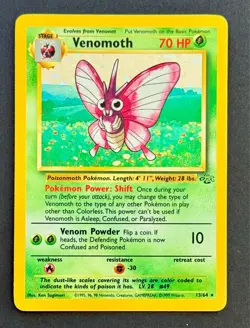 Pokemon Jungle Venomoth #13/64 Holo 1999 Excellent condition - Image 1