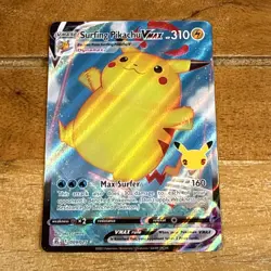 Pokemon TCG Surfing Pikachu VMAX Celebrations 009/025 NM - Image 1