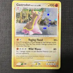 Pokemon Gastrodon West Sea Diamond & Pearl 9/132 Rare Holo English 2007 - LP/MP - Image 1