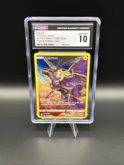 Pokemon CGC 10 Zekrom Holo Ultra Rare TG05/TG30 Gem Mint 2022 Trainer Gallery - Image 1