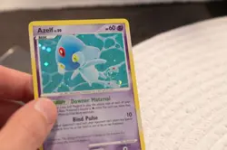 Azelf - 4/123 - Holo Rare Pokemon Mysterious Treasures MP with *SWIRL* - Image 2