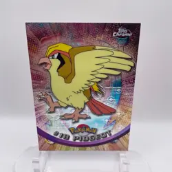 Topps Chrome Pokemon Pidgeot #18 LP Base Foil Chrome 1999 Vintage - Image 1