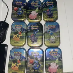 Pokemon Ascended Heroes Mini Tin Bundle (x9) 🔥Factory Pristine - Image 1
