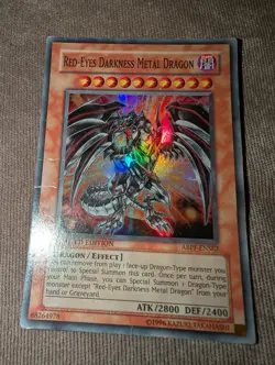 YUGIOH Red-Eyes Darkness Metal Dragon : ABPF-ENSE2 : SR L-ED NM - Image 1