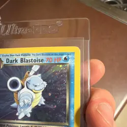 Pokemon Dark Blastoise 70 HP Rare Holo 3/82 Team Rocket Card (MODERATELY PLAYED) - Image 2