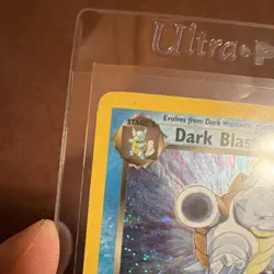 Pokemon Dark Blastoise 70 HP Rare Holo 3/82 Team Rocket Card (MODERATELY PLAYED) - Image 3