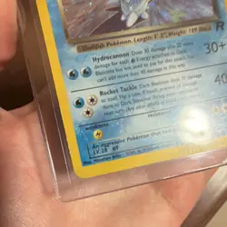 Pokemon Dark Blastoise 70 HP Rare Holo 3/82 Team Rocket Card (MODERATELY PLAYED) - Image 4
