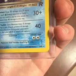 Pokemon Dark Blastoise 70 HP Rare Holo 3/82 Team Rocket Card (MODERATELY PLAYED) - Image 5