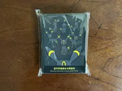 [US SELLER] Pokemon TCG Official Umbreon Card Sleeves S-Chinese Sun&Moon Sealed - Image 1