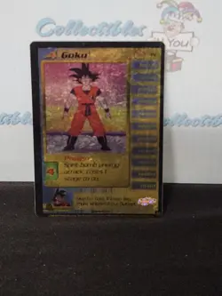 Vintage Score 2000 Dragonball Z Gold Foil P1 #4 Goku Trading Card - Image 4
