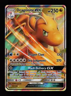 Dragonite GX 152/236 Ultra Rare SM - Unified Minds Pokemon Card - Image 1