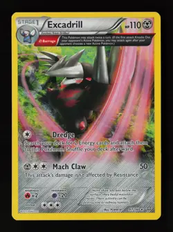 Excadrill (Omega) 97/160 Holo Rare XY - Primal Clash Pokemon Card - Image 1
