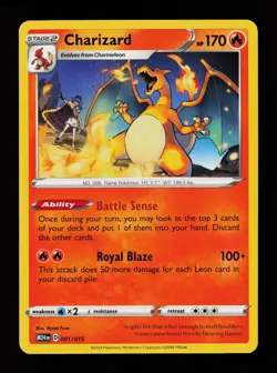 Charizard 001/015 Promo McDonald's Non Holo 2024 Pokemon Card - Image 1