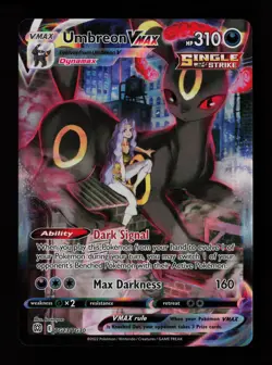 Umbreon VMAX TG23/TG30 SWSH09: Brilliant Stars Trainer Gallery Pokemon Card - Image 1