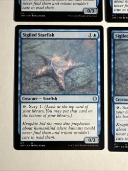 4x Mtg Jumpstart Sigiled Starfish NM/M Magic The Gathering - Image 2