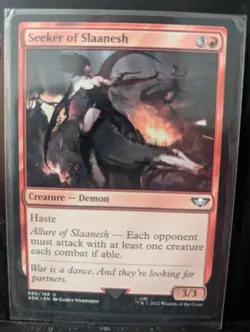 Seeker of Slaanesh 85 40K MTG SealedinSleeve - Image 1