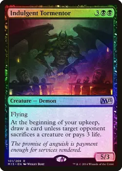 Indulgent Tormentor FOIL Magic 2015 / M15 PLD Black Rare MAGIC CARD ABUGames - Image 1